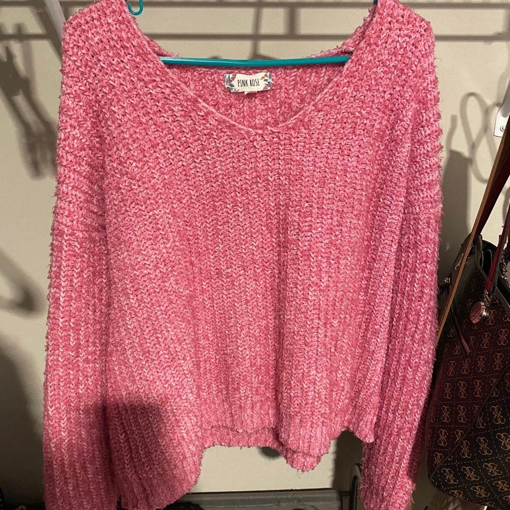 Pink sweater